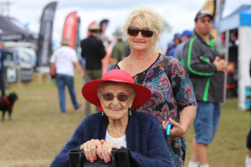 Thelma Linwood-Peebles, Linda Hoare from Mareeba on day 2 of the event