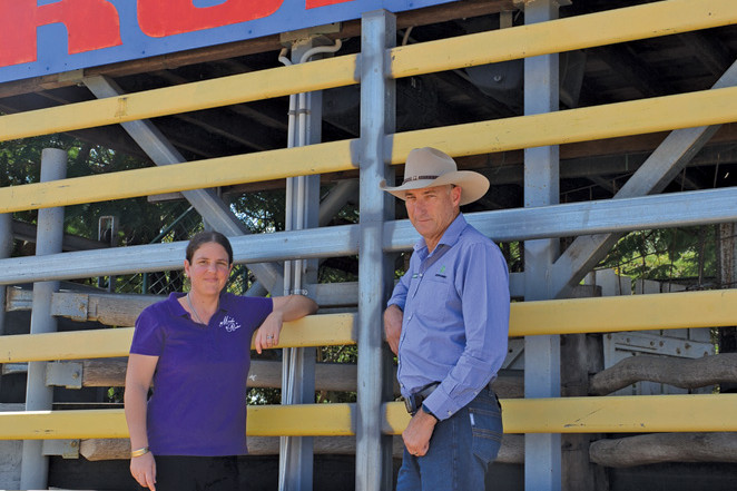 Mareeba Rodeo Association president Peter Brown with secretary Angela Slabbert are gearing up for the 2023 event this weekend.
