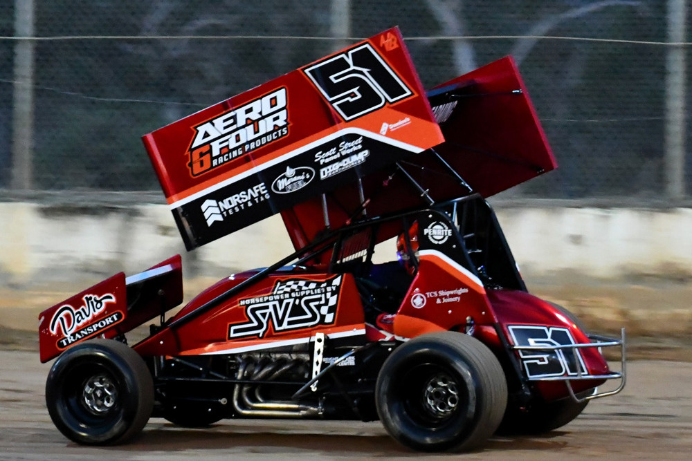 Mareeba’s newly crowned Pro-Sprintcar Qld Champion Brodie Davis.