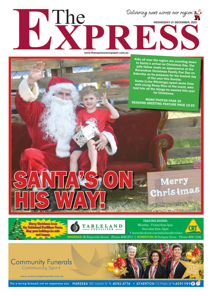 Front page for 21 December