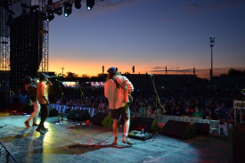 Emerging Indie First Nations band King Stringray attracted a huge wave of fans