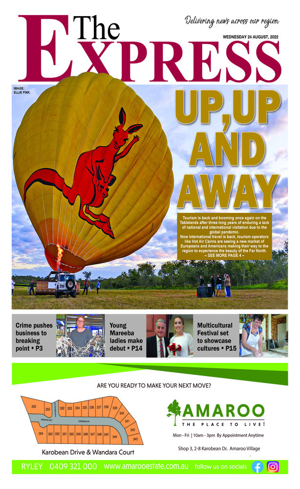 Front page for 24 August 2022 edition