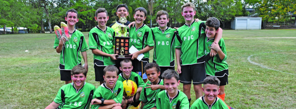 The winning boys team from Mareeba State School