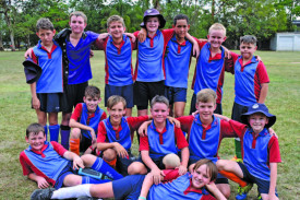 St Thomas’ School boys team.