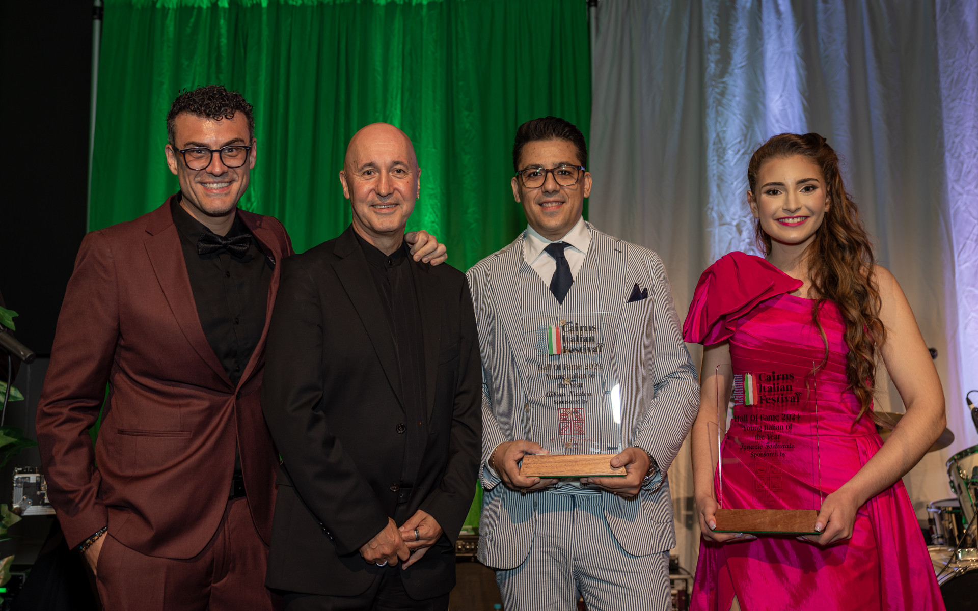 Talented performer Albina Niceforo was named Young Italian of the Year at the Cairns Italian Festival Hall of Fame awards.