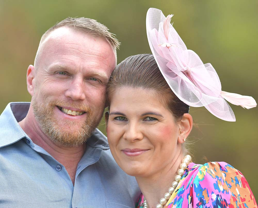 Jarrod Neilsen and Jayde Jones dressed for the occasion.