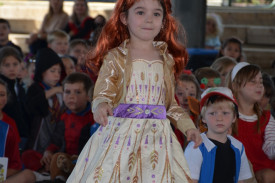 Jasmine won best dressed as Anna from “Frozen”.