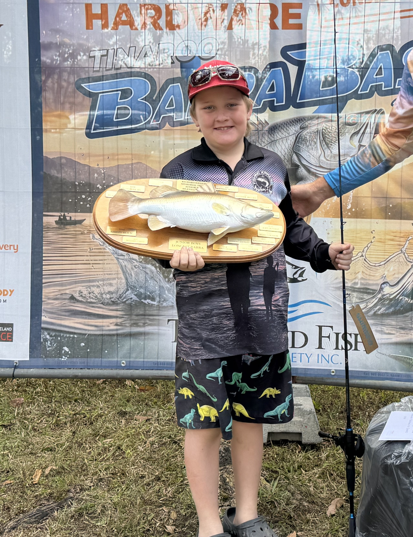 Largest Barra (Junior Male) winner, Uriah Richardson.