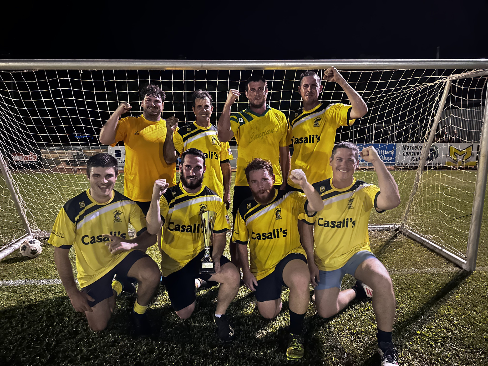 The Barras claimed victory in the Men’s B Grade after a tense penalty shootout.