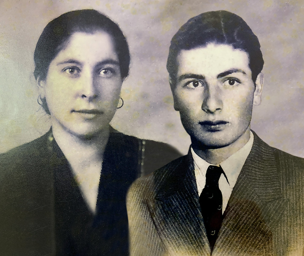 Rita and Giuseppe Salerno in their early 20s