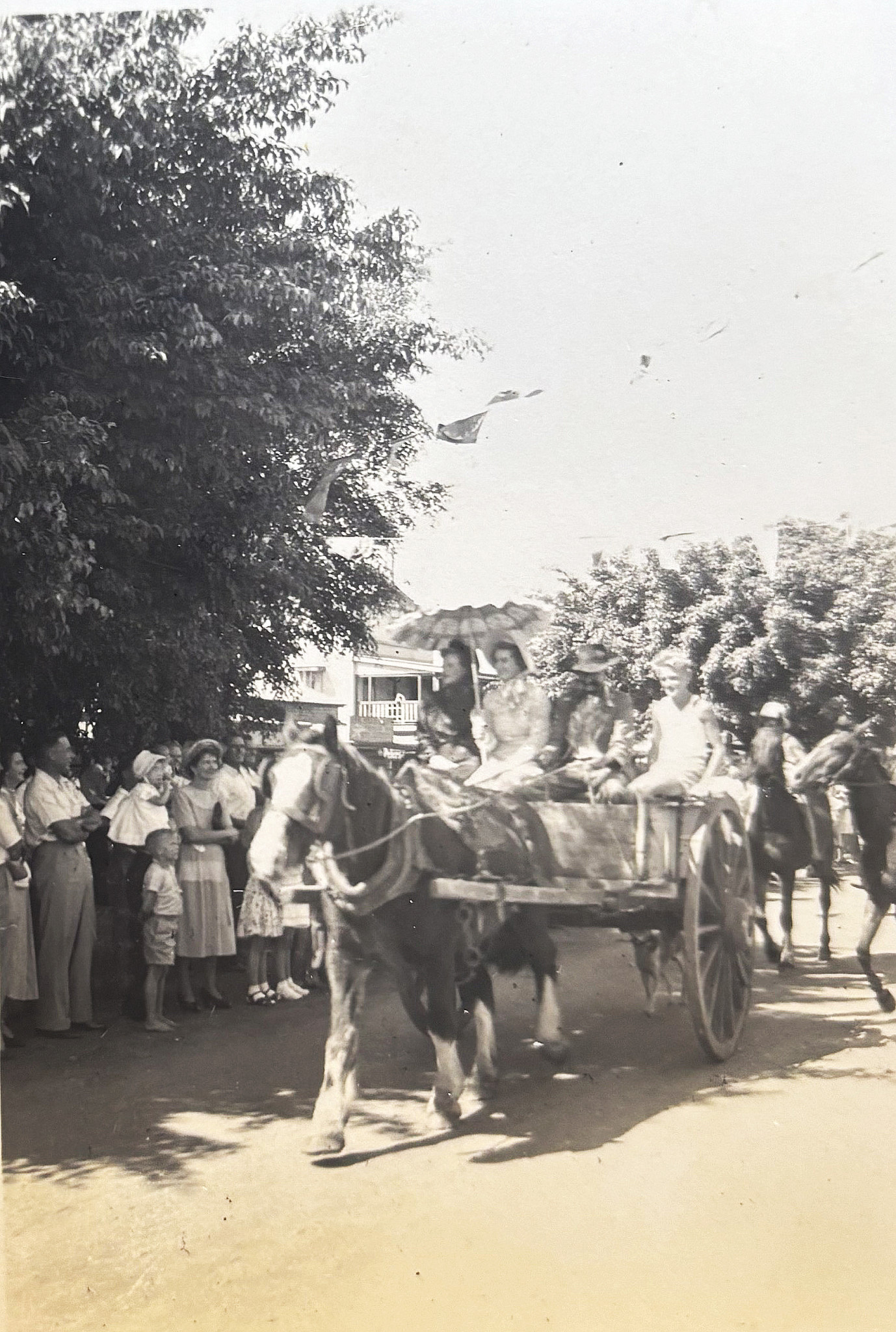 A snapshot of the early days of the Downtown Parade.