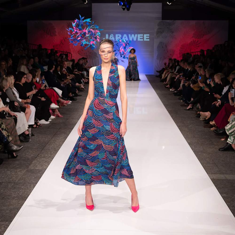 Briana’s designs has taken the world by storm. (Picture: Brisbane Fashion Week).