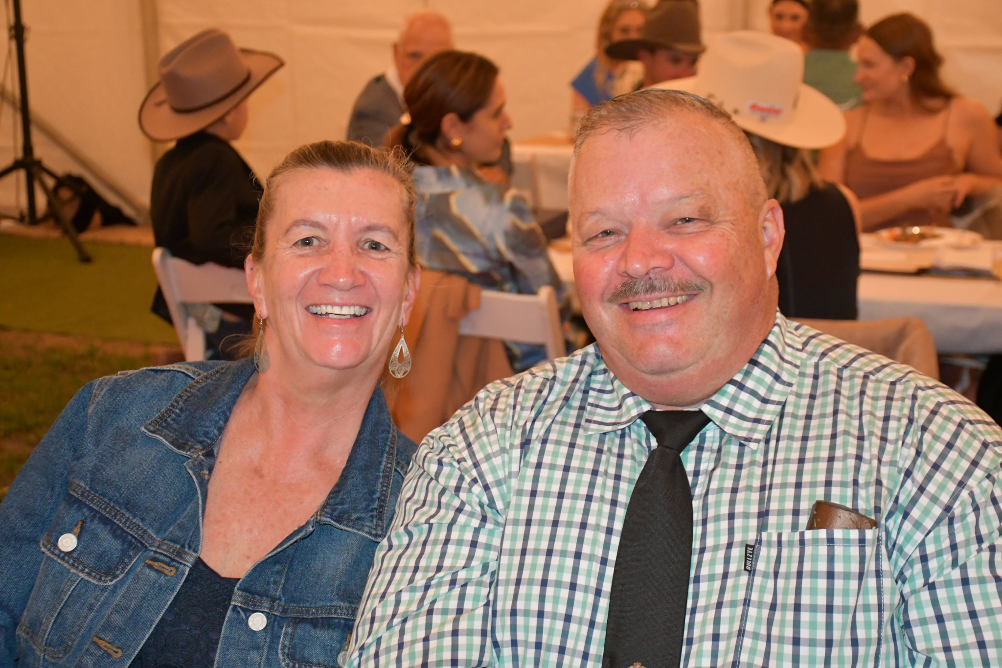 Rodeo Secretary Heather Coulson and Darryl Chaplain