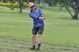 Ashley Jerome enjoyed the day playing golf