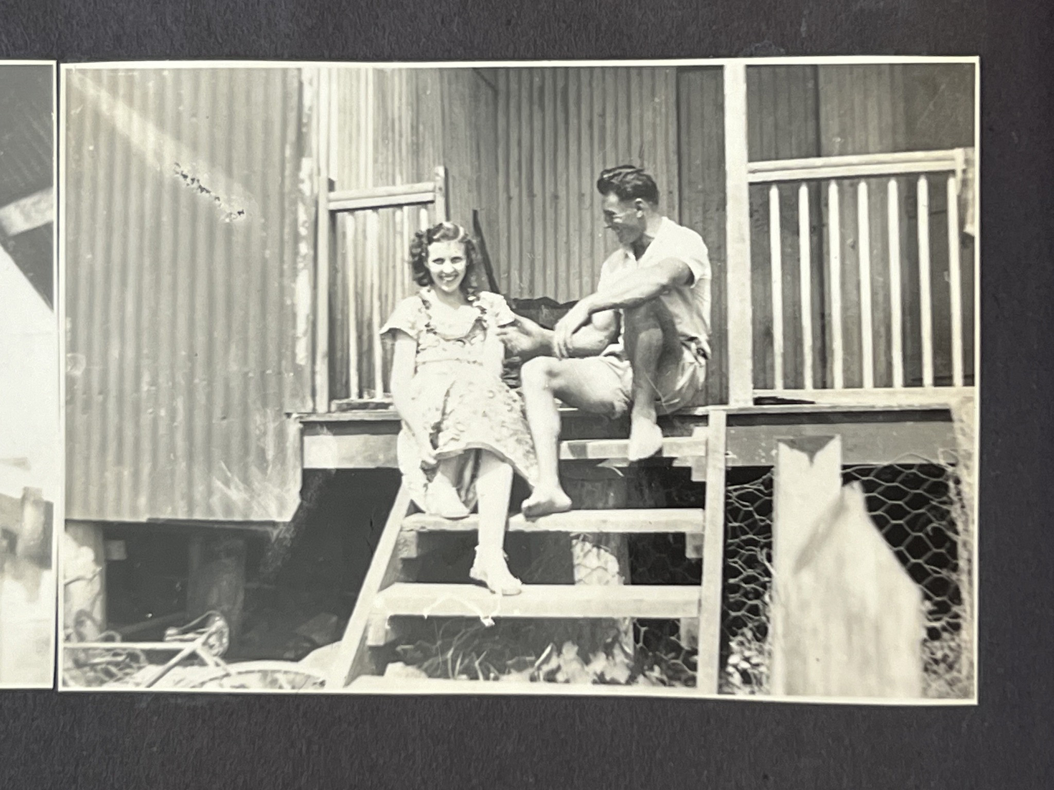 A young Adelaide and Andy (photo courtesy of FB page Mareeba History).