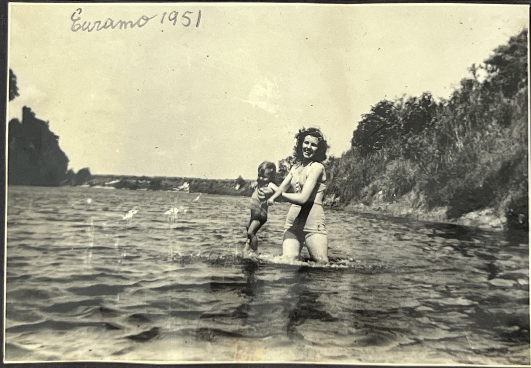 Adelaide with their son Emelio (photo courtesy of FB page Mareeba History).