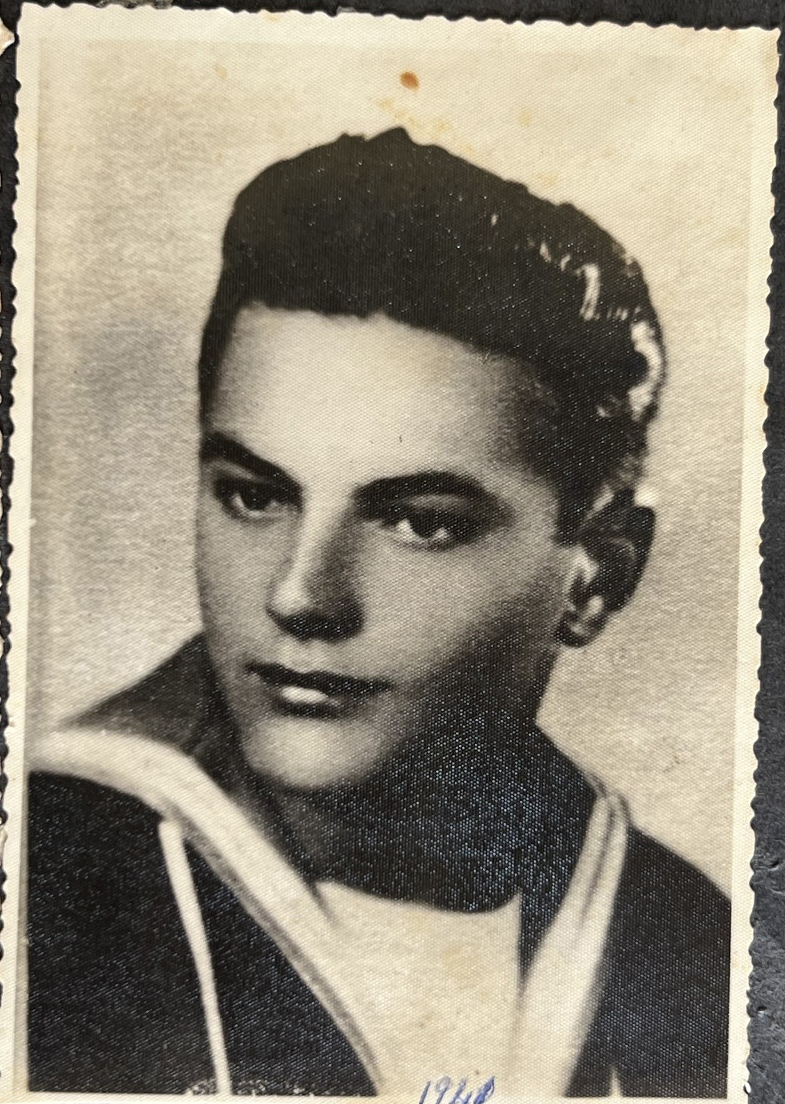 A young Andy in the Italian Navy (photo courtesy of FB page Mareeba History).