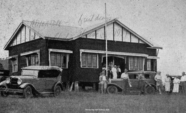 The Atherton Golf Club’s clubhouse in 1934.