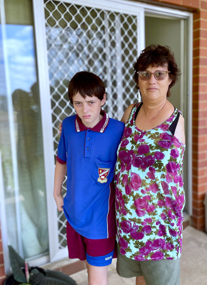 Phillippa McLean and her son Darcy McLean have been left devastated after their car was allegedly stolen and wrecked last week.