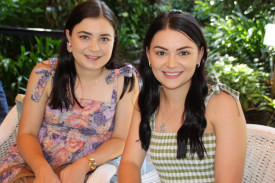 Sisters, Cassandra Larkin and Danielle Blackman enjoyed an afternoon out in perfect Tableland weather.
