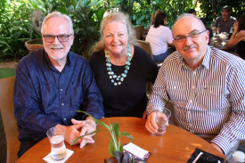 Brisbane/Yungaburra based couple Marshall Irwin and Louise Vaughan caught up with good friend Grant Manypeney of Mareeba over tapas and gin tasting.