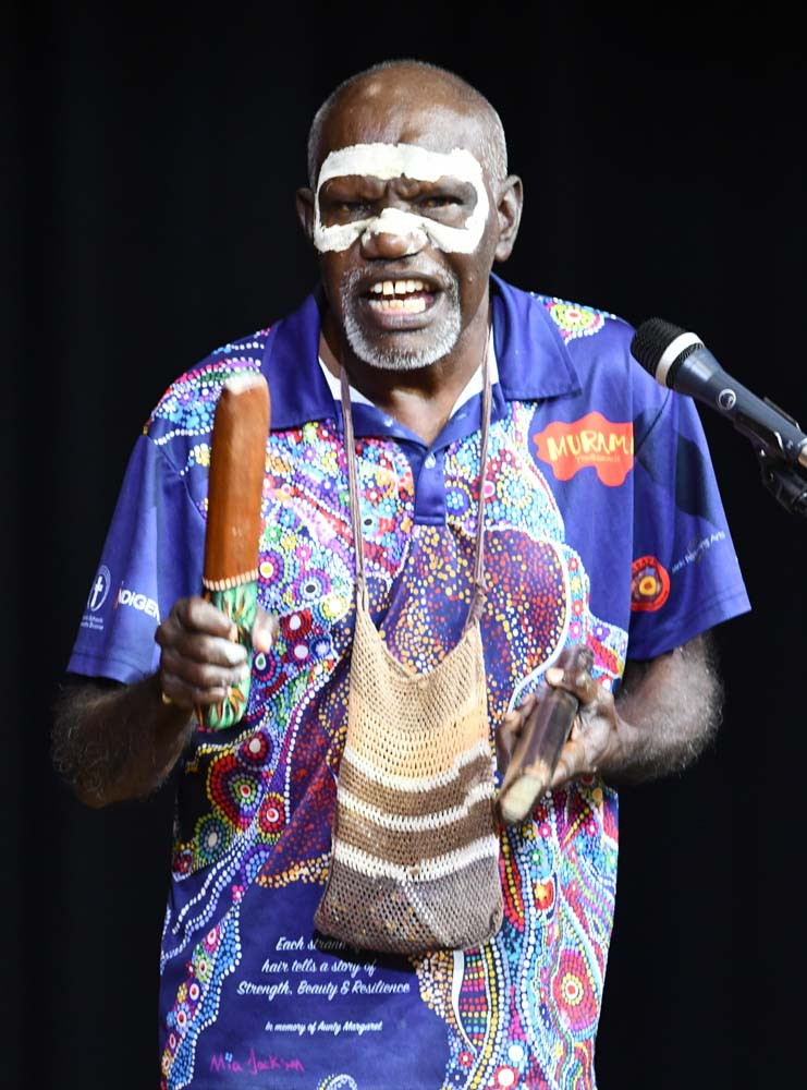 Dancers from Yarrabah travelled to Atherton for the event.