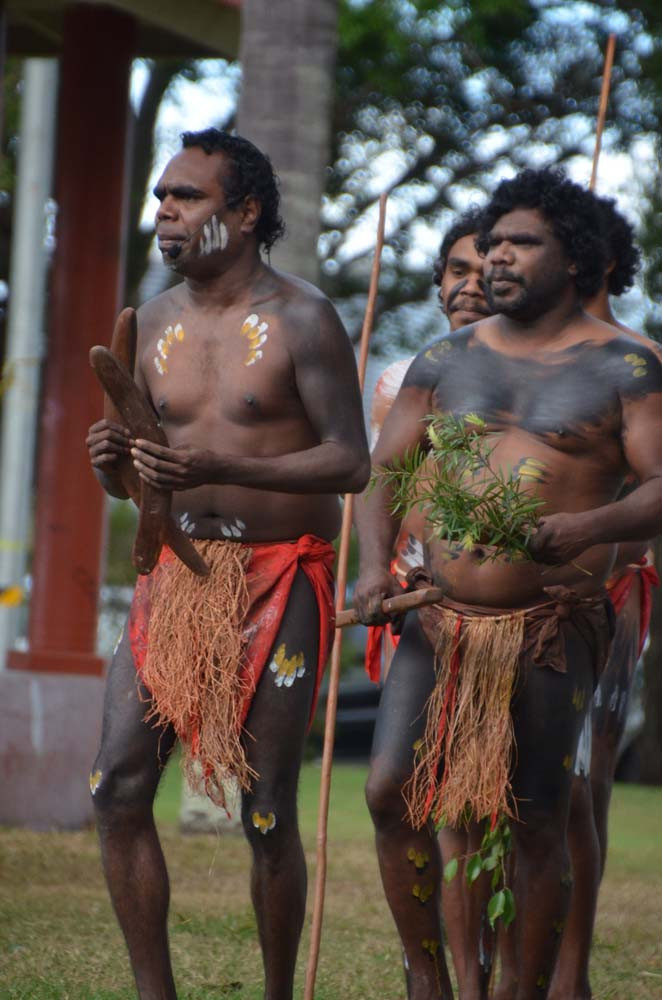 Members of the Djabugay dancers did a wonderful performance at the event.