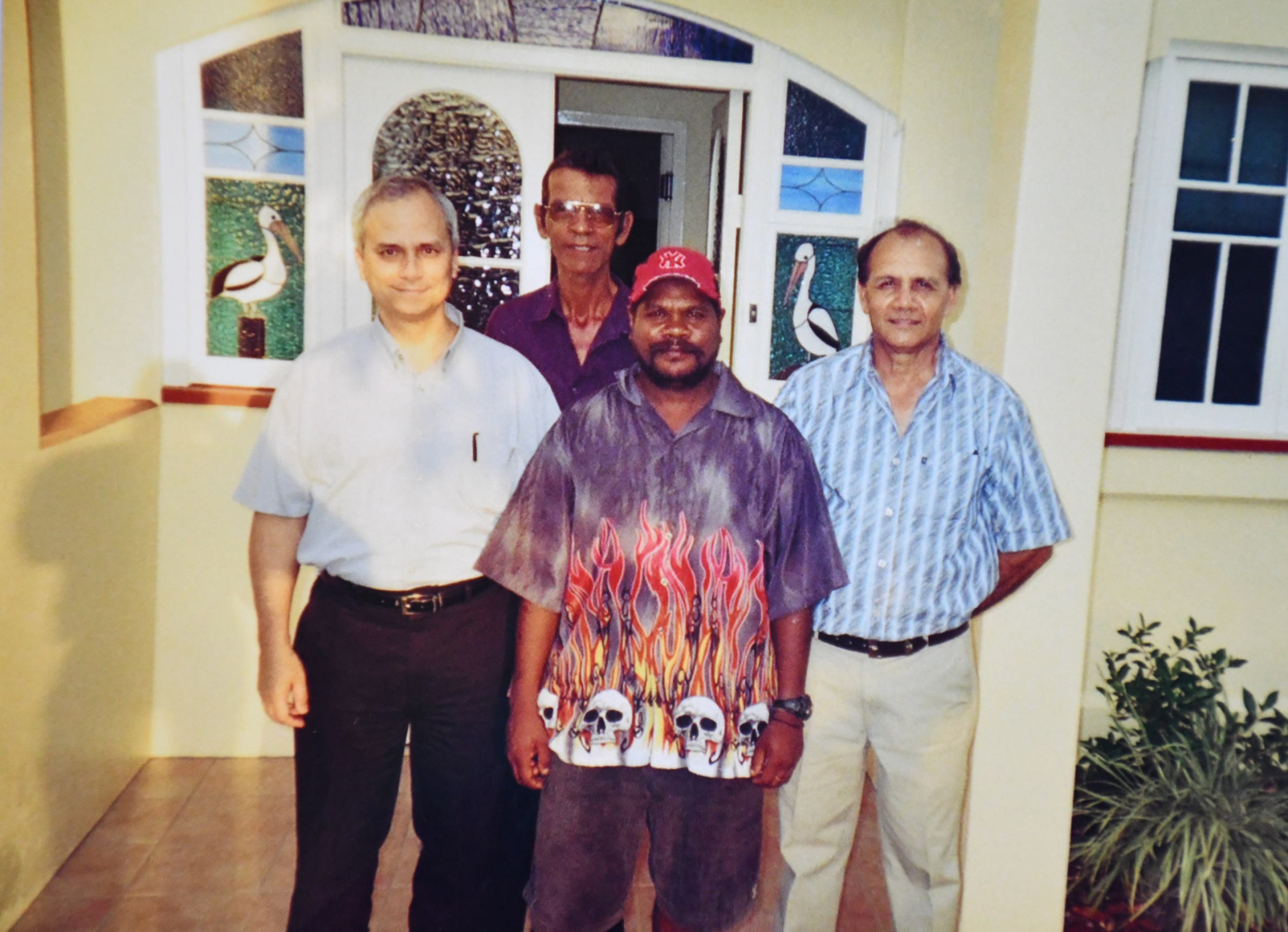 Fr Robert Prevost, the late Arthur Collins, Marty Bong and Ralph Madigan.