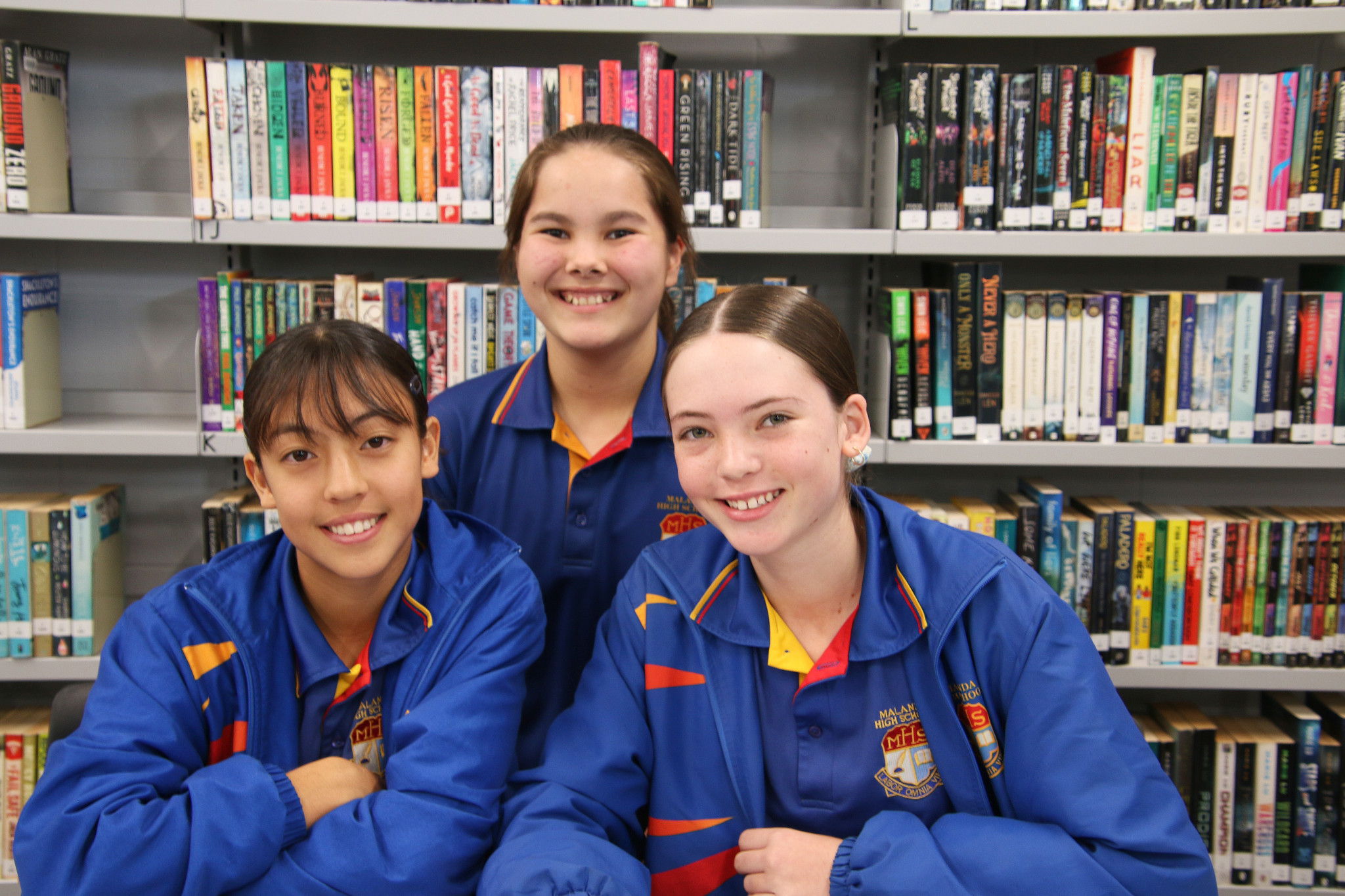 Malanda State High School’s Year 8 team Kirra (left), Koharu (back), and Tanami.