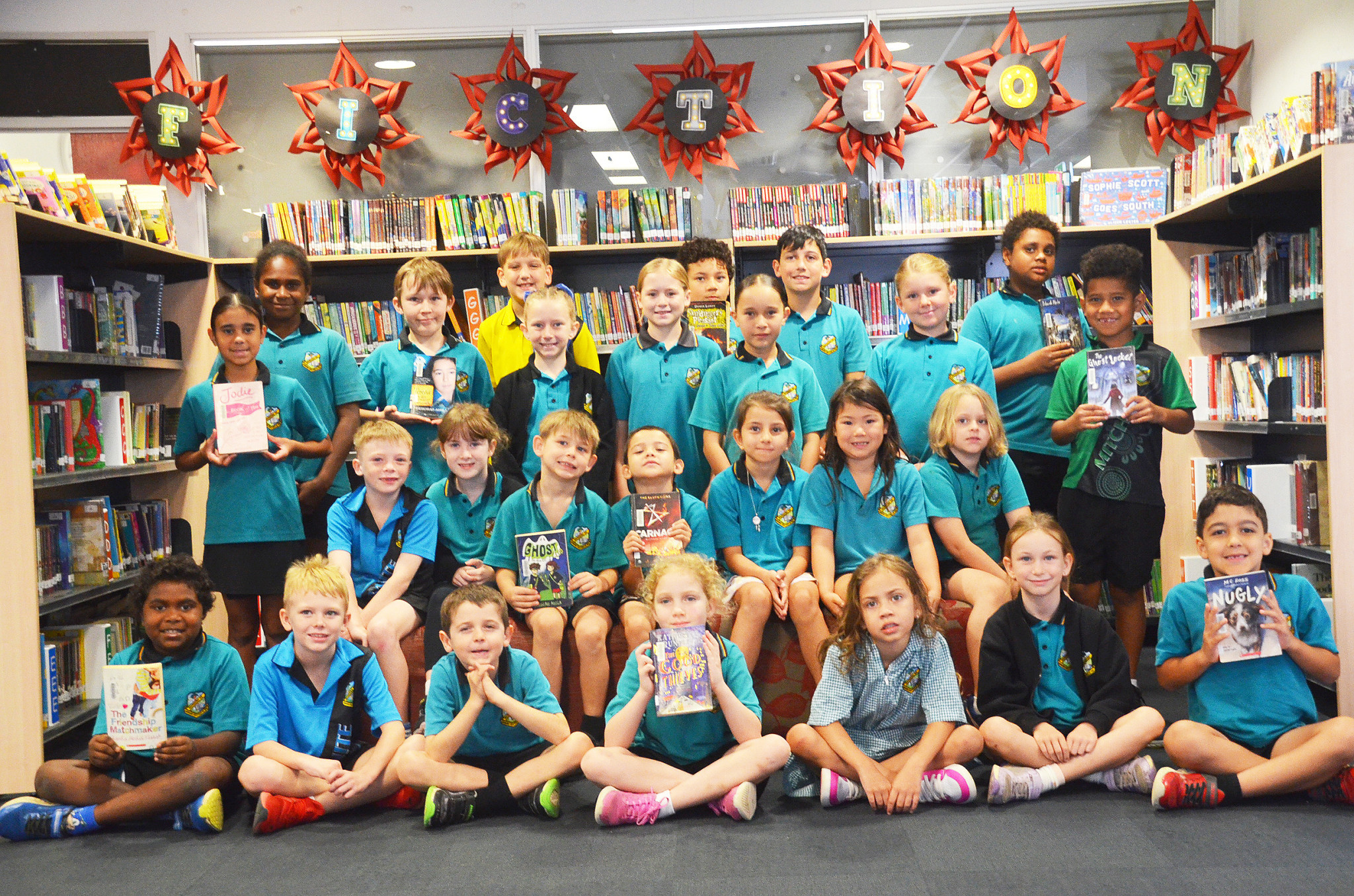 Mareeba State School have a massive group of students participating in the Premier’s reading Challenge, including students from 2K and 5L (pictured).