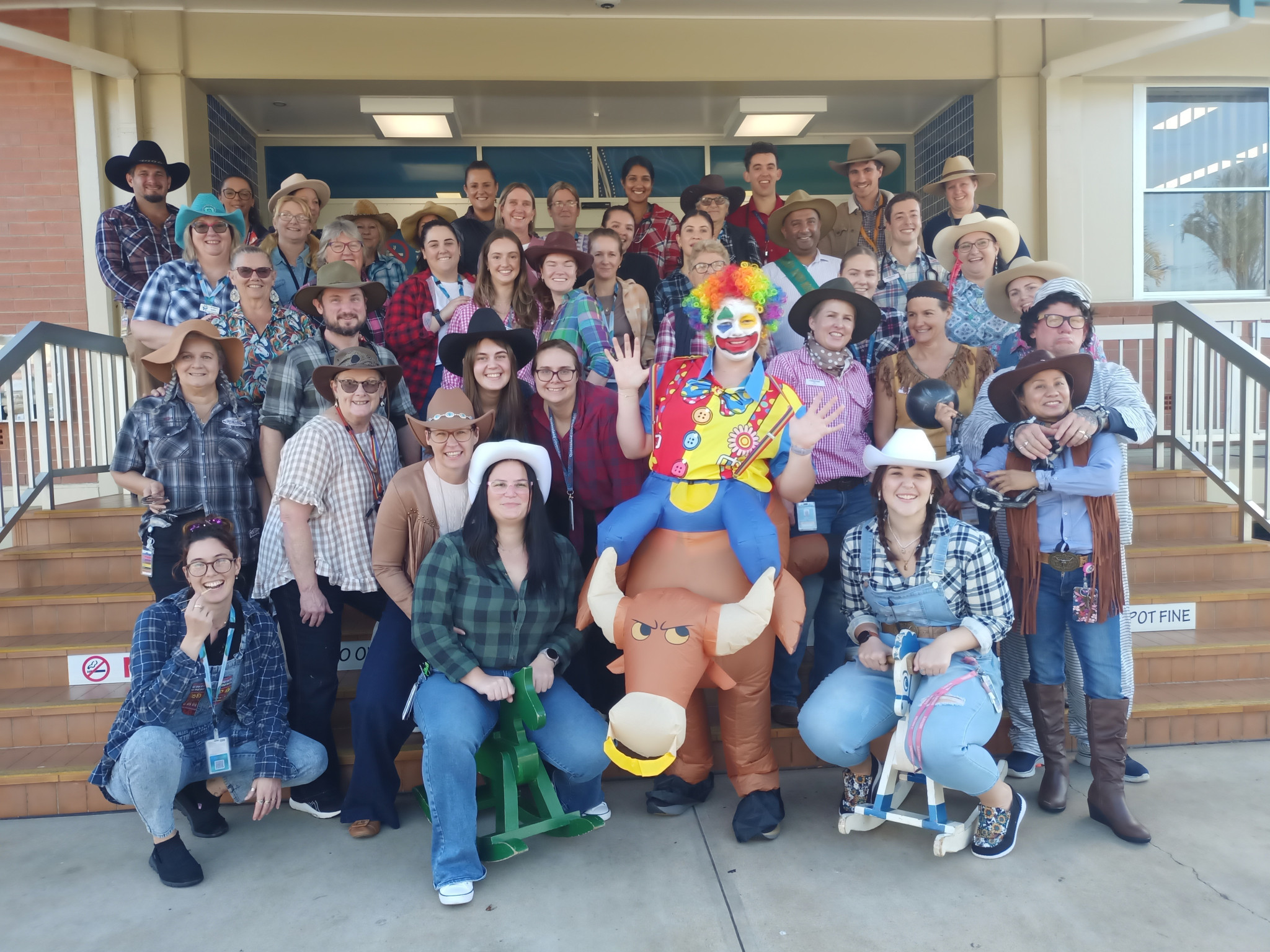 The Mareeba hospital took out the Best Overall Foyer and Window Display award.