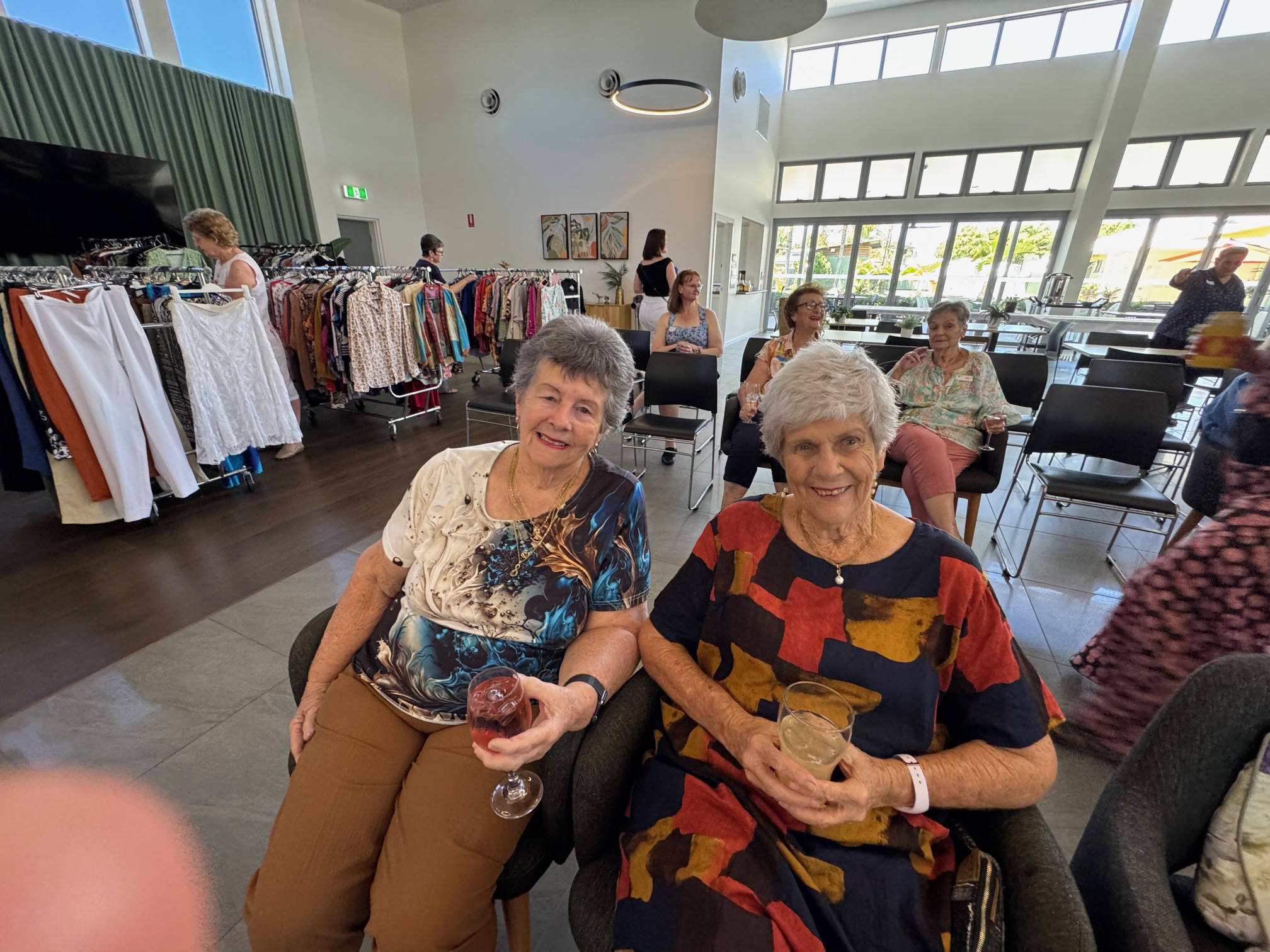Patti Cameron and Liz Carter.