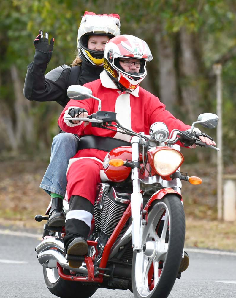 Riders dressed up and enjoyed themselves as part of the 2023 Annual Toy Run.