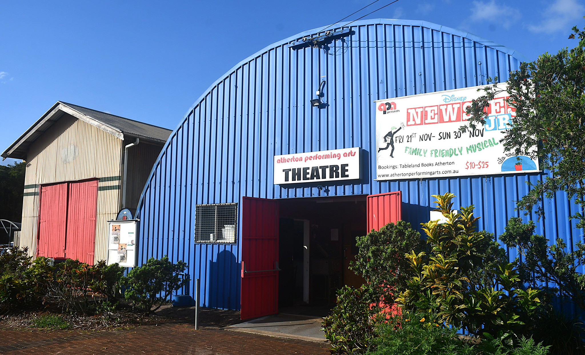 The Atherton Performing Arts centre is also on the list.