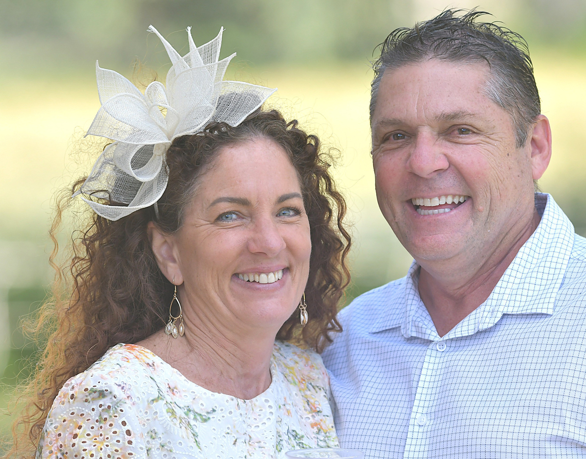 It was a happy occasion for Janet Quirk and Andrew Venables.