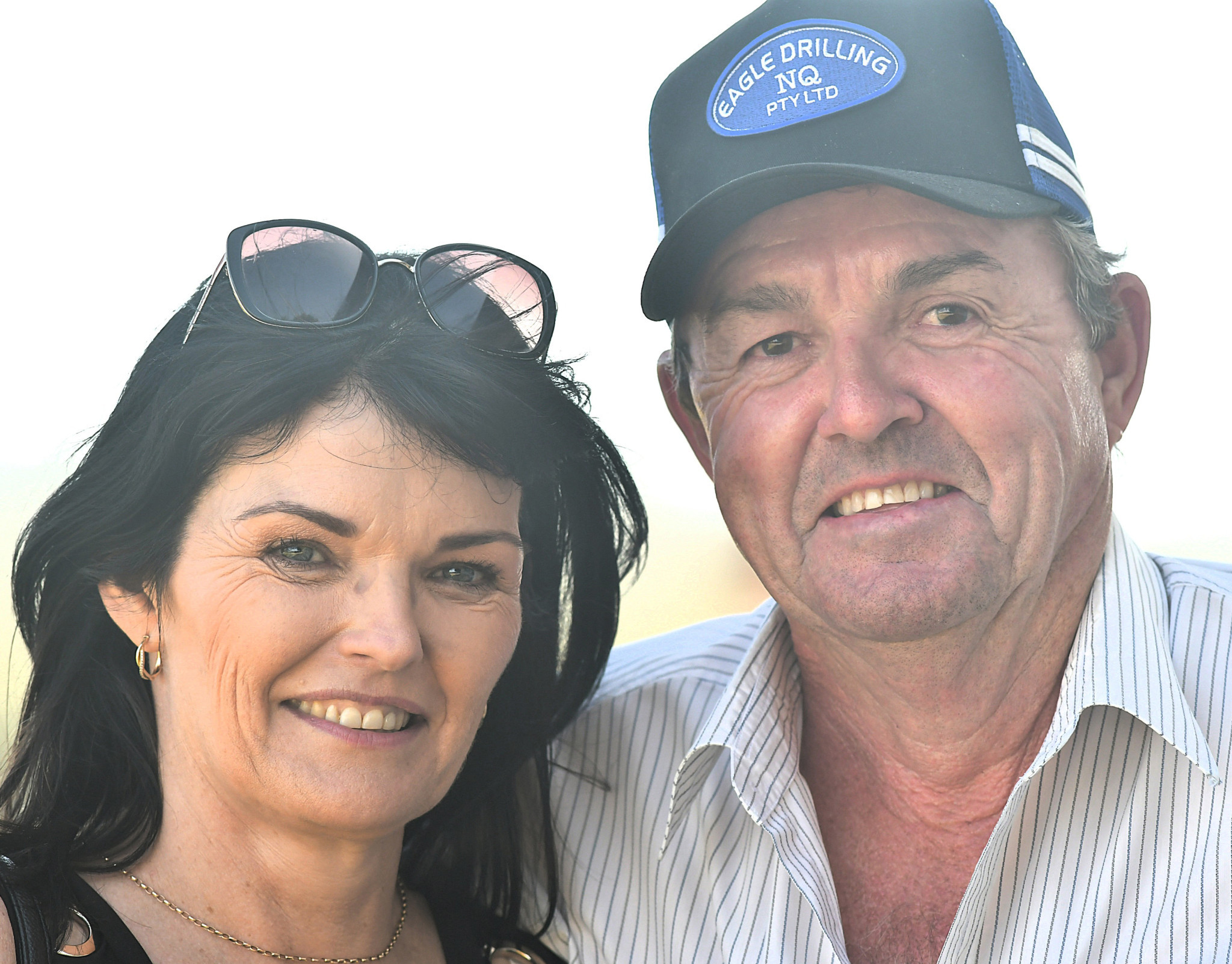 Rebecca Roy and Allan Gibb enjoyed the races.