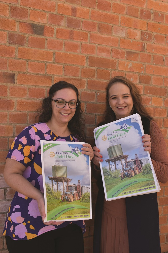 Andrea Falvo and Natasha Srhoj were part of the media team that put together the award winning 2021 Rotary FNQ Field Days official guide.