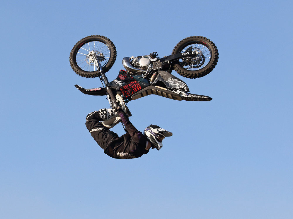 Freestyle motorcross will no doubt thril crowds this weekend. Photo: Kym Douglas.
