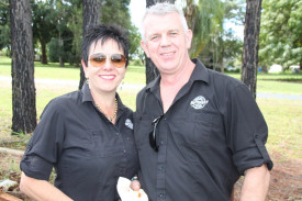 Edge Hill butchers, Julie and Rod Leaber supplied the meat for lunch at the Hunt and Brew product launch.