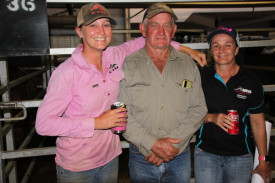 Selwyn Bimrose, with helpers, Shae Pasetti and Donna Furber, was chasing cattle to restock his Millaa property.