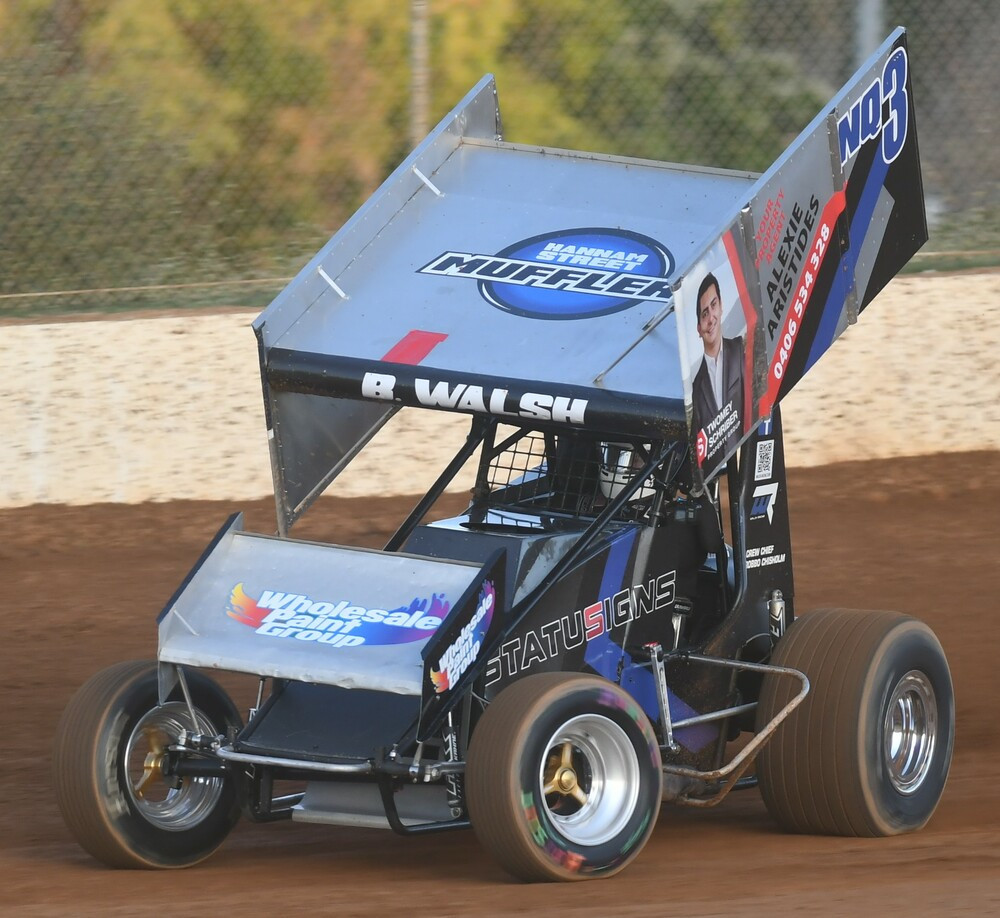 Top points sprint cars Brian Walsh