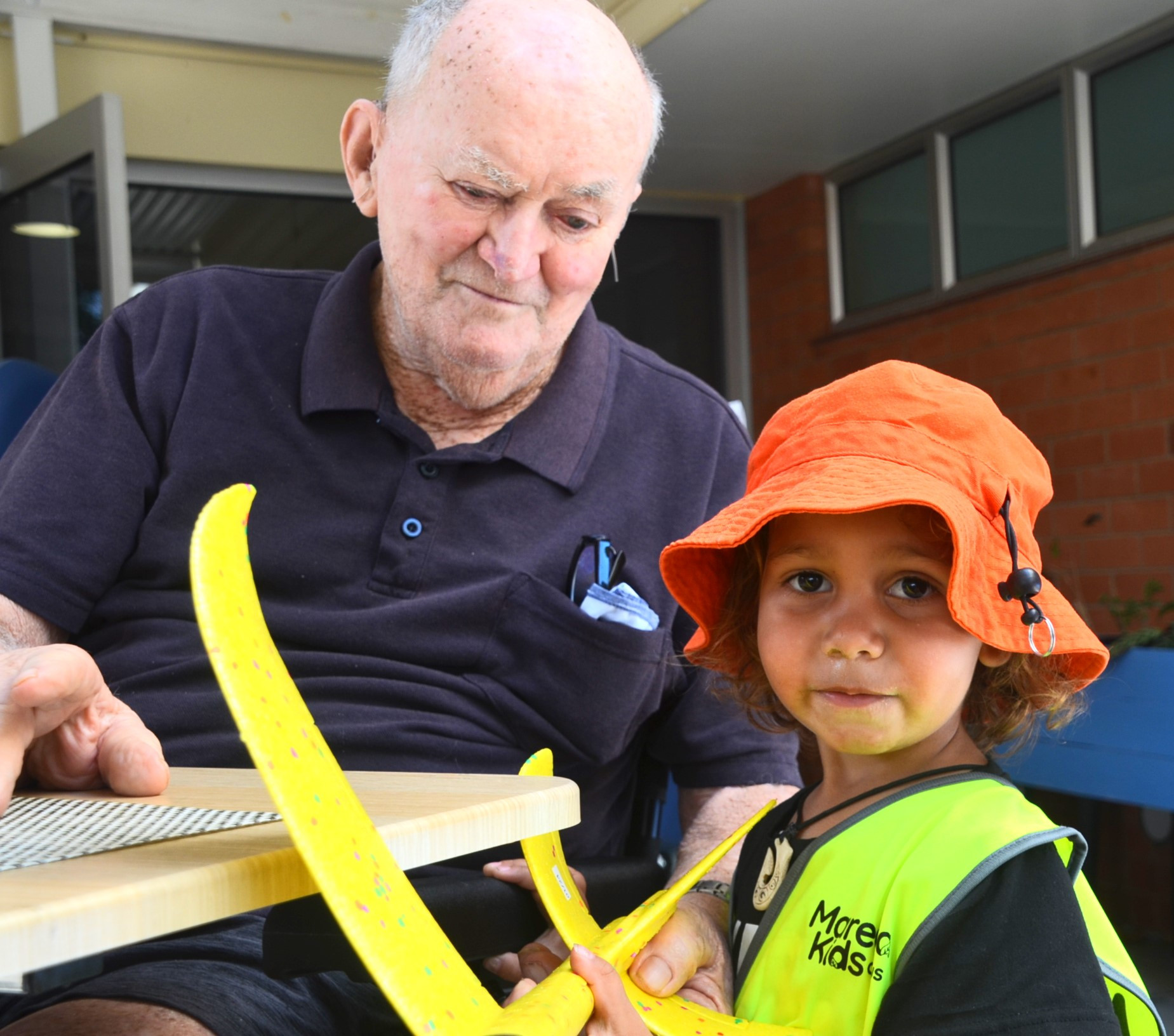 Luke and resident John.