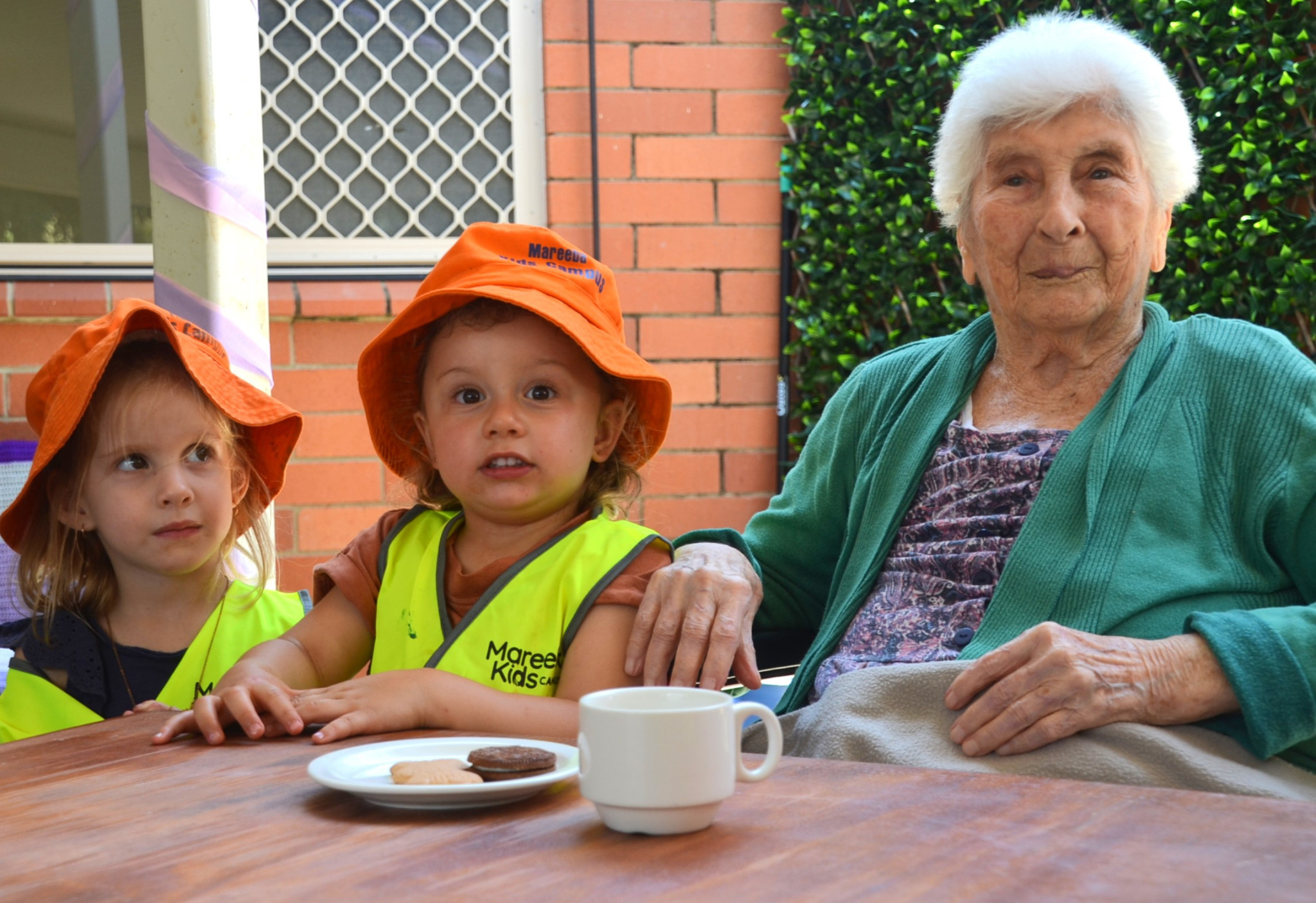 Della and Paisley with Rita.