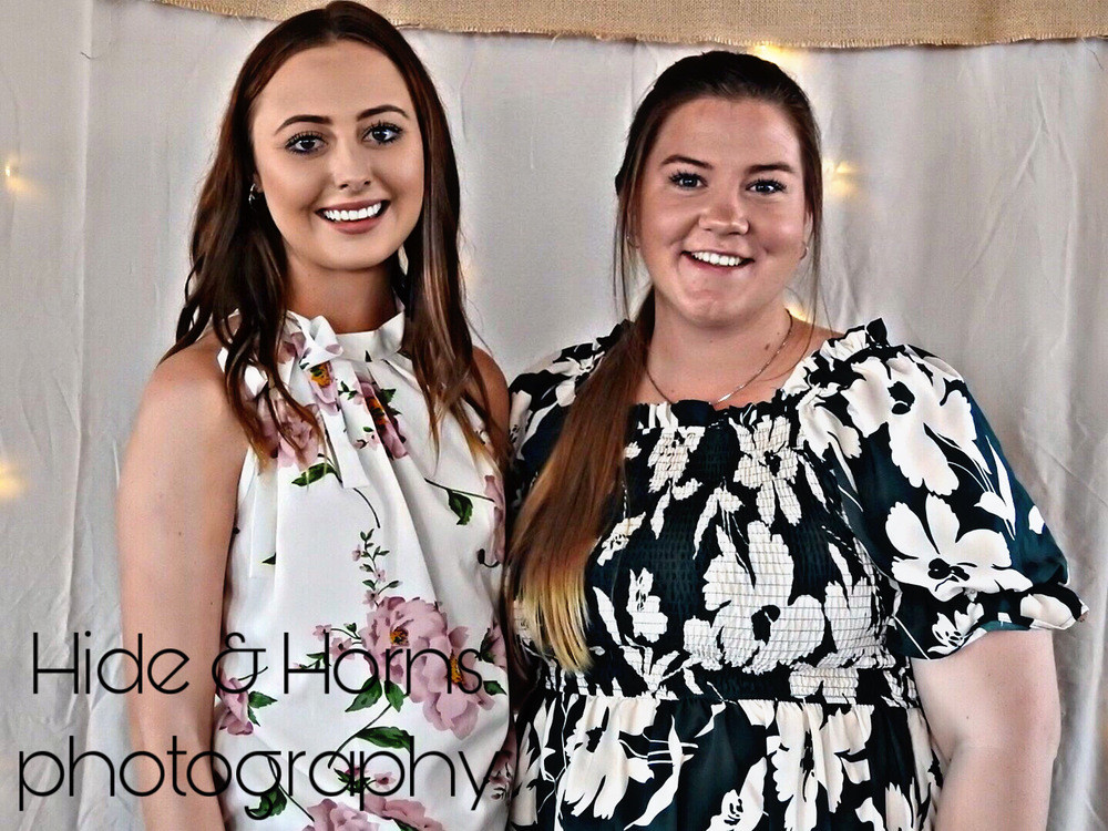 Rural Ambassador entrants, Rikki Payne of Millaa Millaa and Alyssa Kidd of Malanda are working hard to promote the beef and dairy industries in the region. Photos: HIDE AND HORNS PHOTOGRAPHY