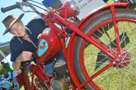 Highland Restorers Club won Best British Bike, 1949 James Comet