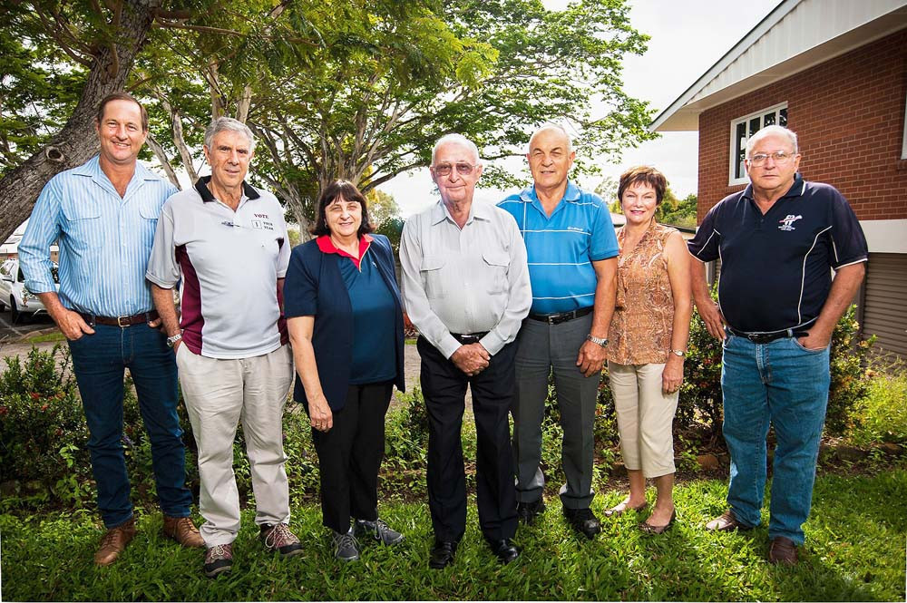 Mick and his team who contested the 2013 election.