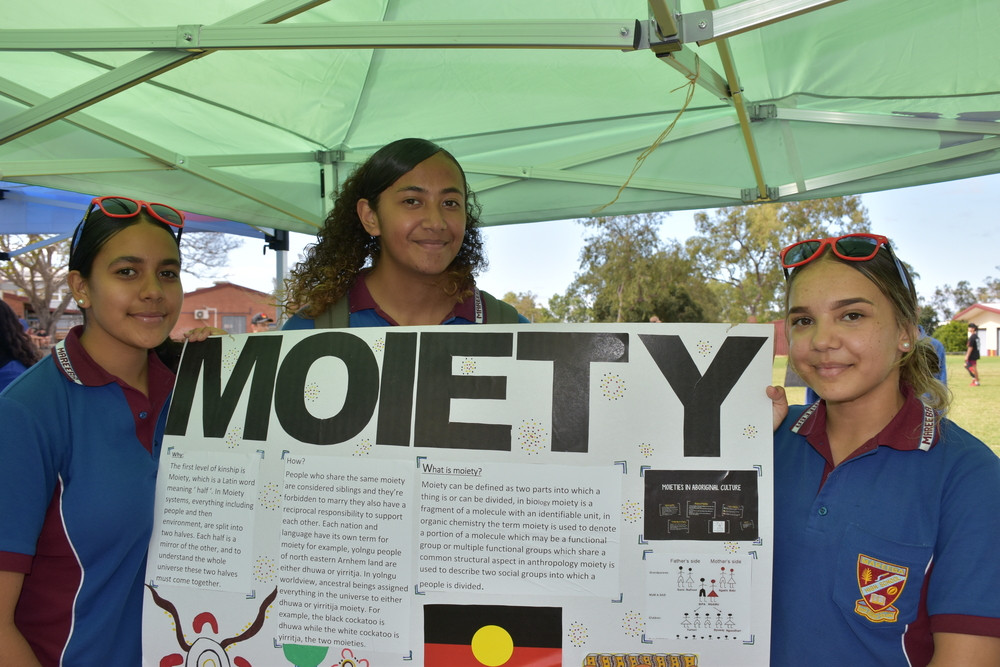 Evangeleah McKay, Elenoa Patolo and Tulliah Slater explained moiety, kinship in indigenous Australian culture.