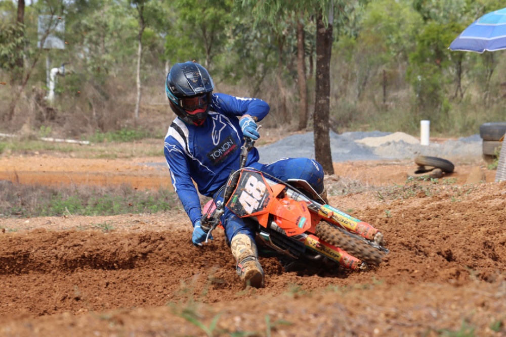 Deegan Mancinelli took out first place in the Senior MX2 division. PHOTOS BY CHONNIE MCCOSH