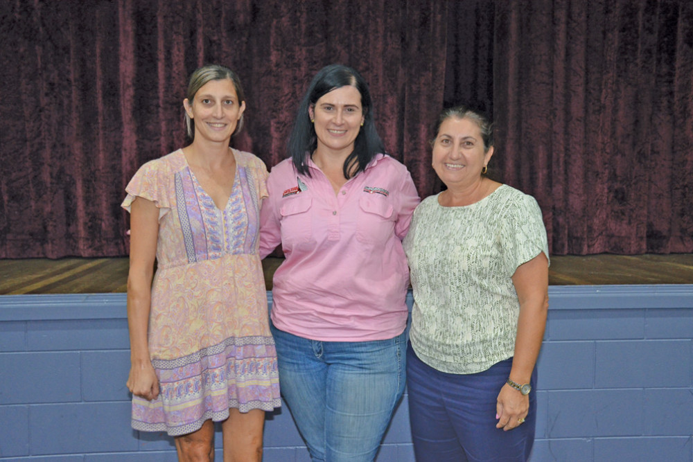 The next generation: The new executive committee of Mareeba International Club Kristen Mete, Kimberley Jennings and Connie Martens