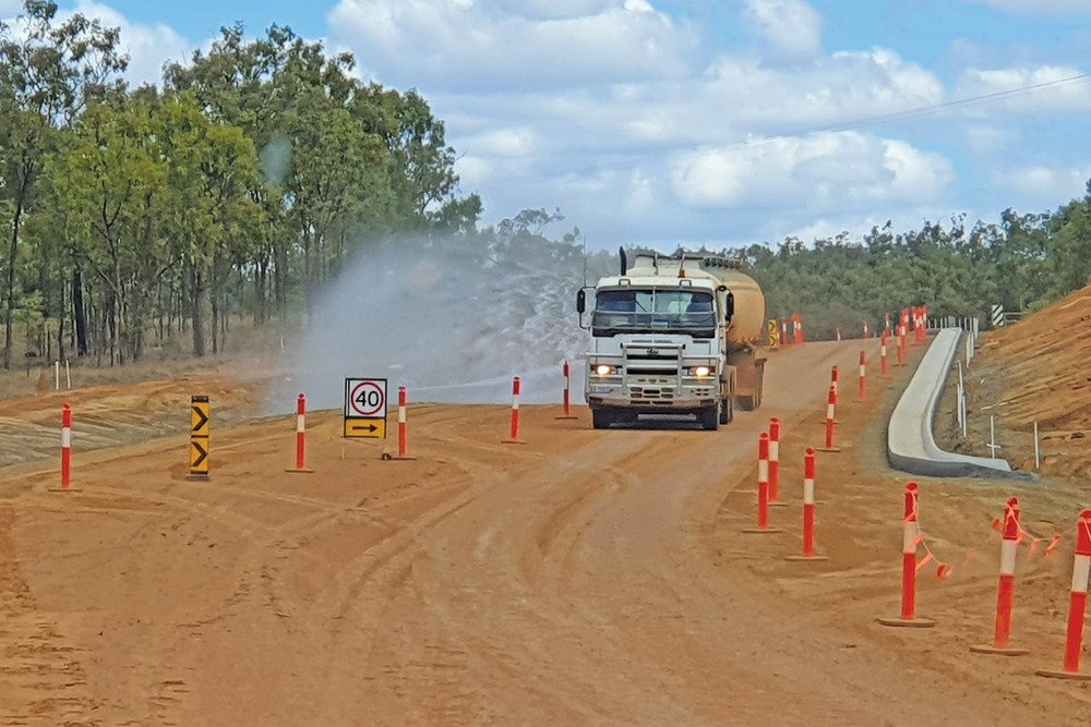 Main Roads is currently sealing another section of the Burke Development Road between Almaden and Chillagoe but there will still be 3.5km unsealed.